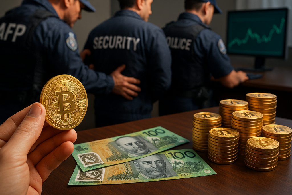 Australia Uncovers $123M Crypto Laundering Ring Disguised as Security Firm