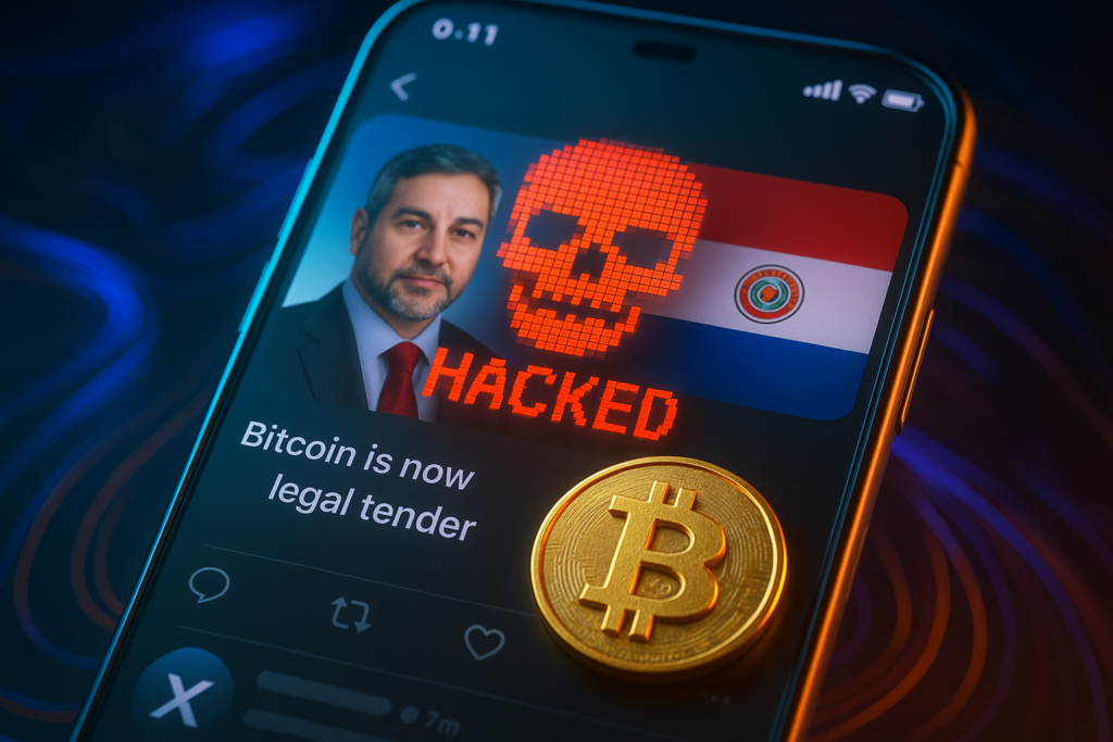 Paraguay President’s X Account Hacked with Fake Bitcoin Legal Tender Announcement