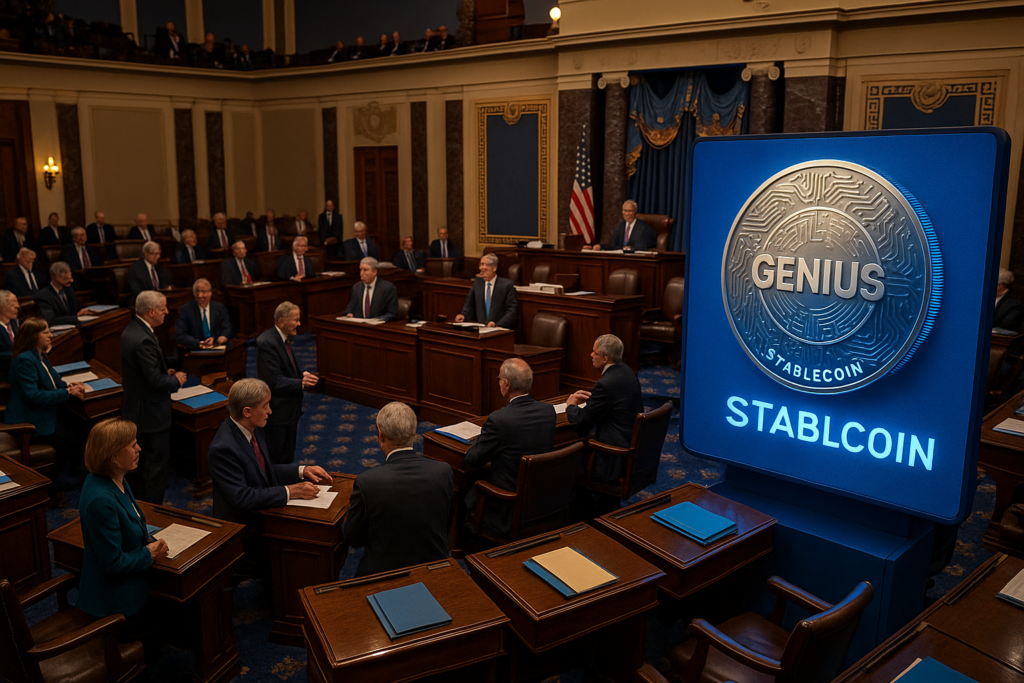 US Senate Prepares for Historic Vote on GENIUS Stablecoin Bill