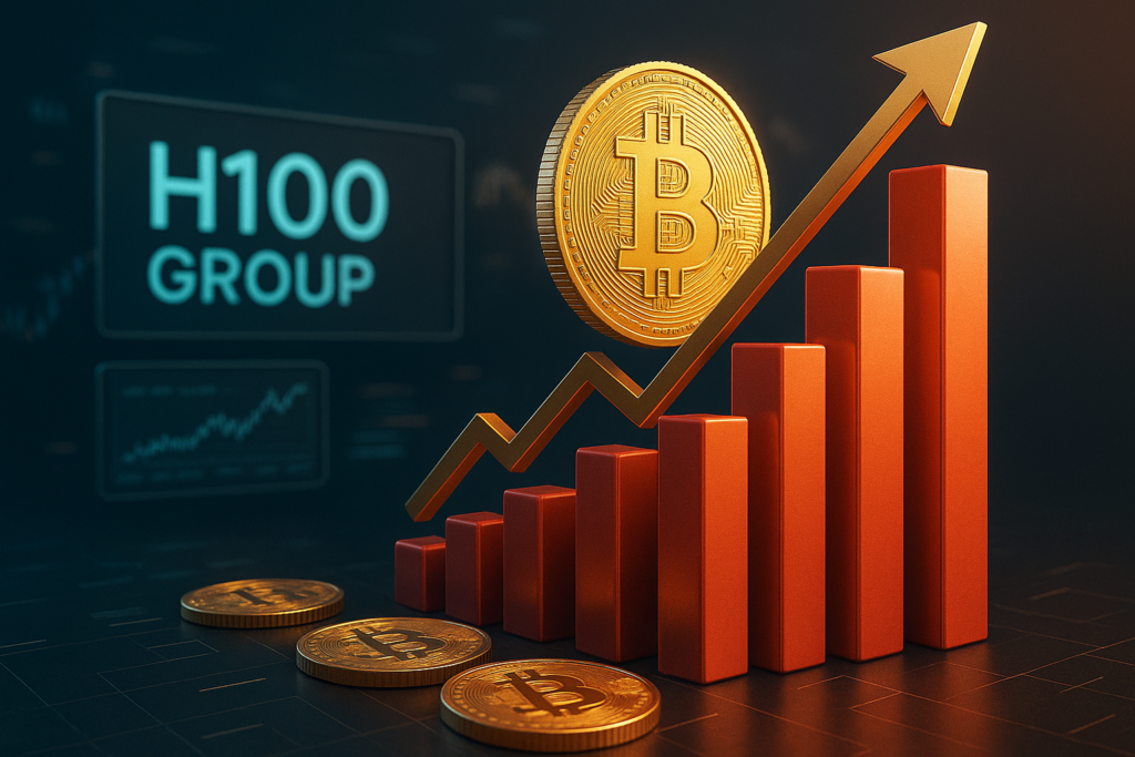 Sweden’s H100 Group Surges 45% After $10.6M Raise for Bitcoin Treasury Strategy