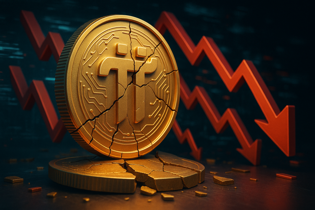 Pi Network Faces Price Meltdown as Migration Glitches Shake Investor Confidence