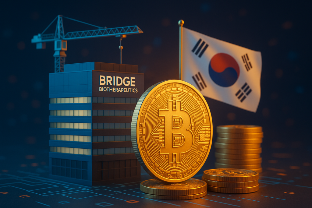 South Korea’s Bridge Biotherapeutics Secures $183M to Build Bitcoin Treasury