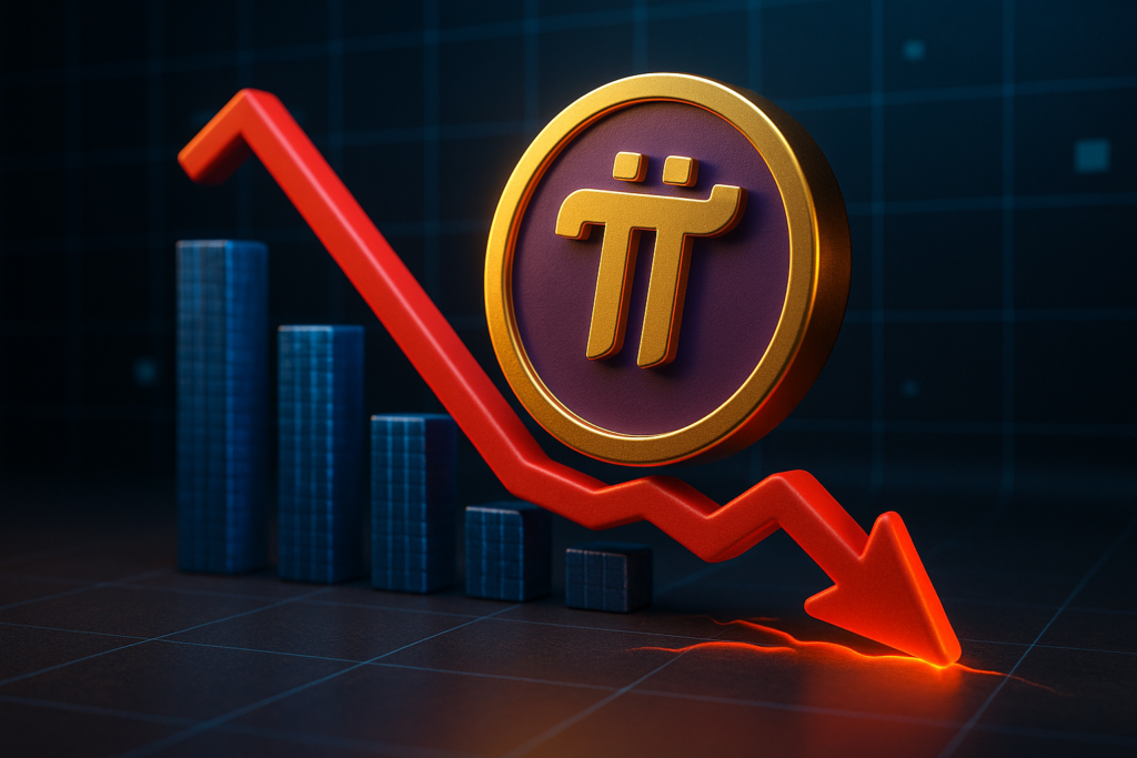 Pi Network (PI) Price Drops 11%, Nears All-Time Low as Geopolitical Shock Roils Crypto Markets
