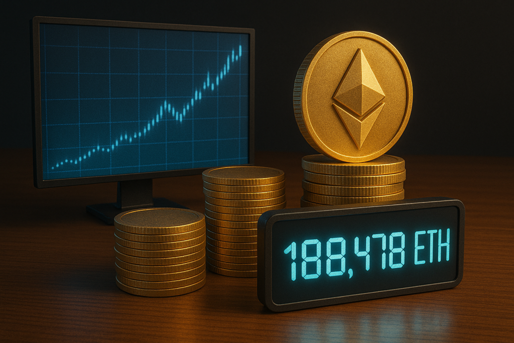 SharpLink Gaming Now Holds 188,478 ETH, Cementing Its Status as Top Public Ethereum Holder