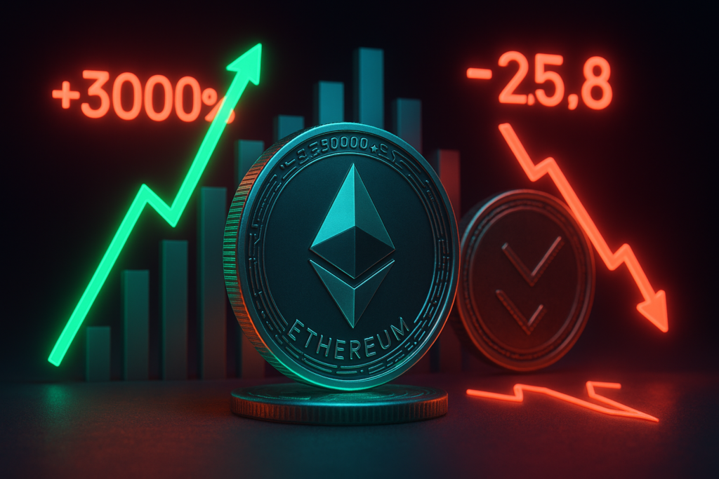 Bitmine Immersion (BMNR) Soars 3,000% on ETH Treasury Move—But Sharplink’s Crash Is a Warning Sign
