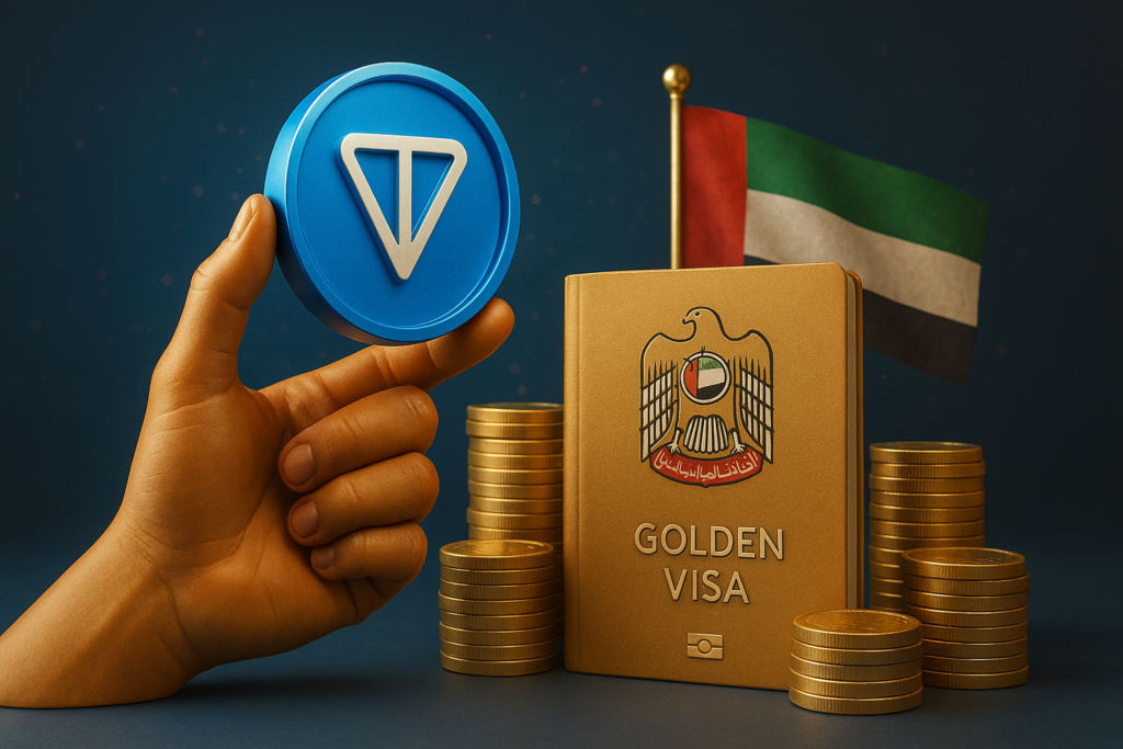 Toncoin Launches UAE Golden Visa Program via $100K Crypto Staking