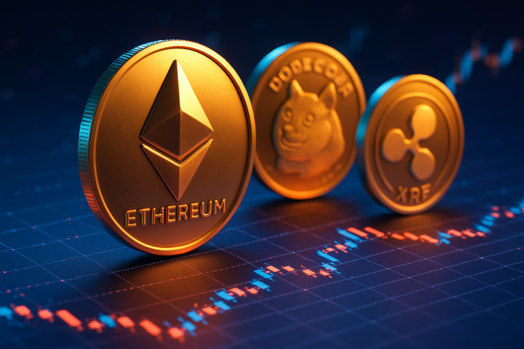 Ethereum, Dogecoin Lead Gains as XRP Jumps 12% in Altcoin Market Rally