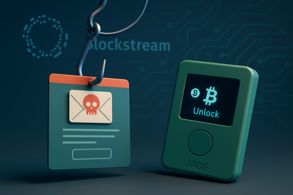 Blockstream Warns of New Phishing Campaign Targeting Jade Wallet Users
