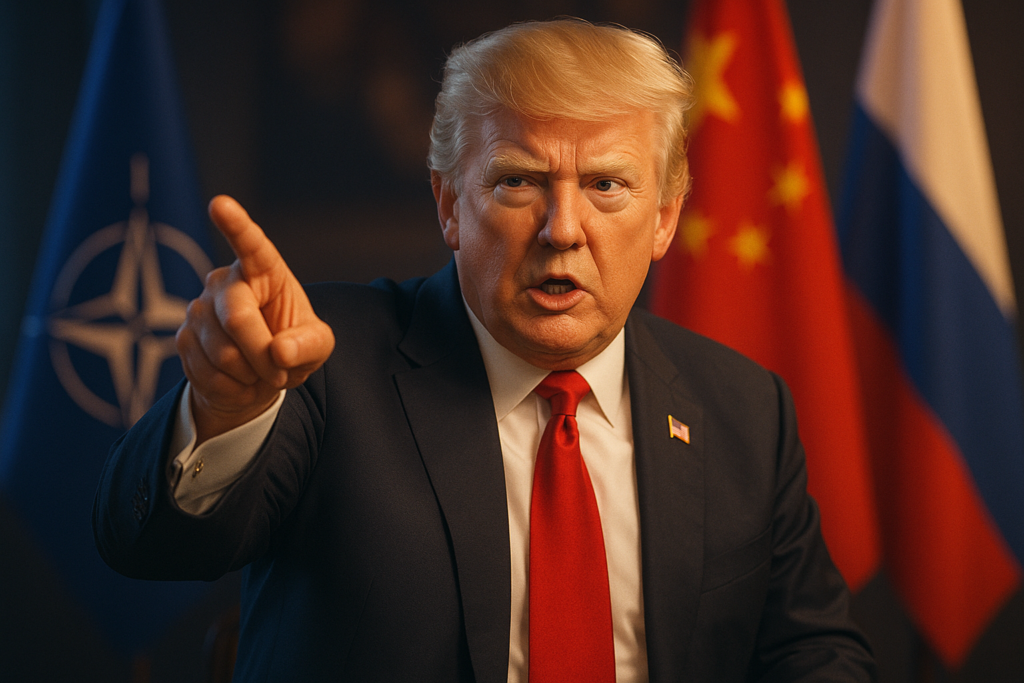 Trump Pushes NATO to Impose 100% Tariffs on China to Pressure Russia