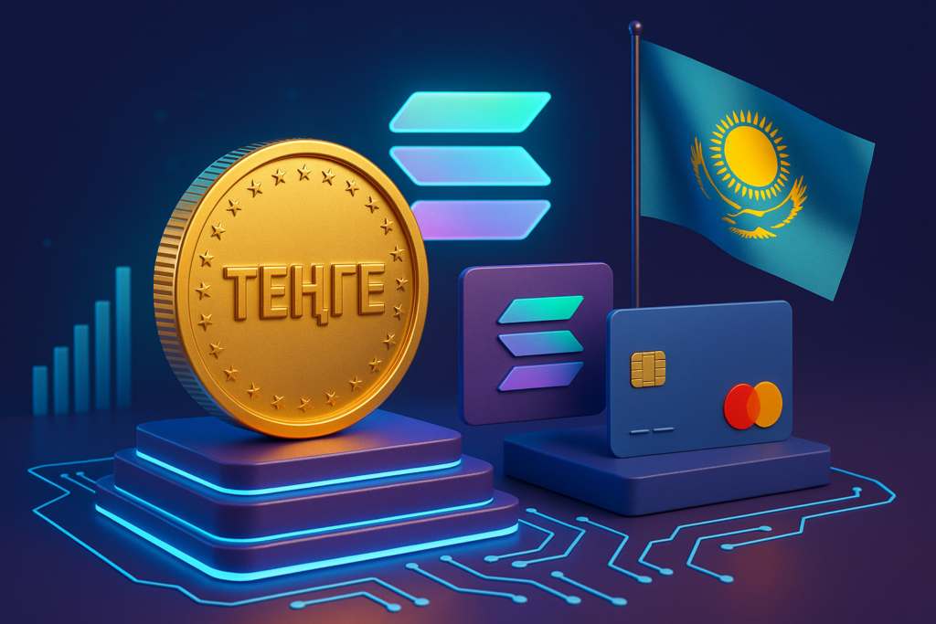 Kazakhstan Partners With Solana and Mastercard to Launch Tenge Stablecoin