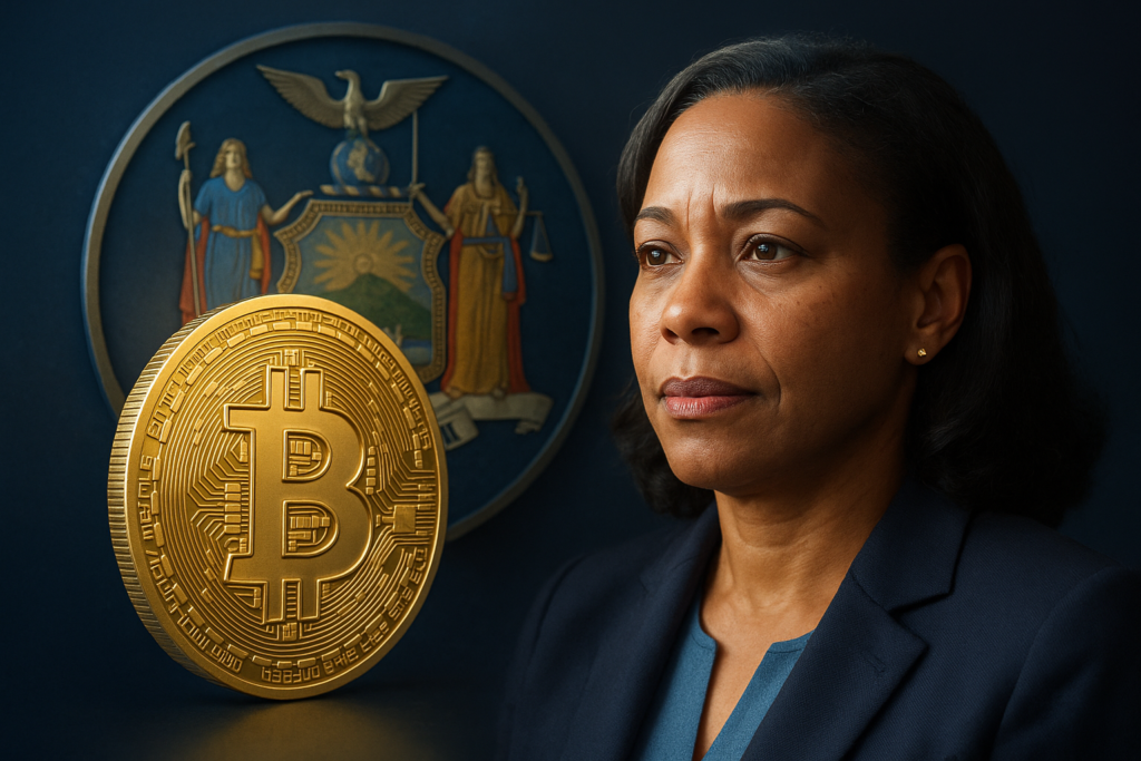 NYDFS Updates Crypto Guidance as Superintendent Adrienne Harris Prepares Exit