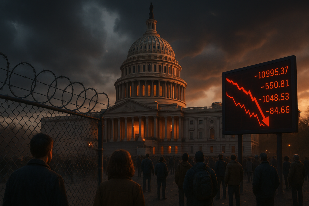 US Government Shutdown Begins: Markets React and Americans Brace for Impact