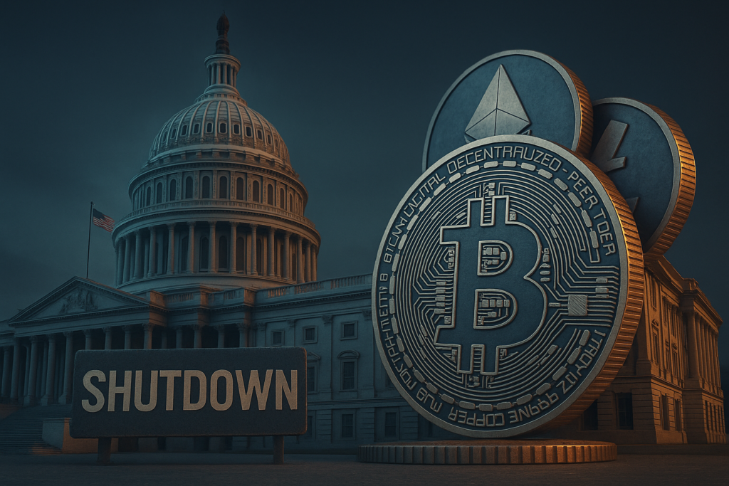 U.S. Government Shutdown Drags Into Third Week as Crypto ETF Approvals Stall