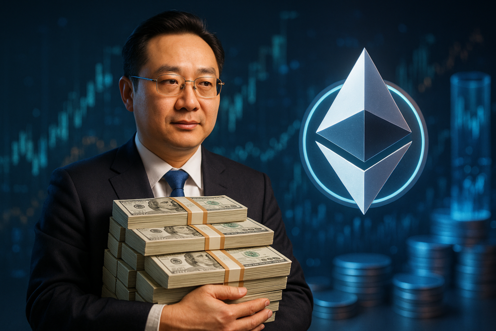 Huobi Founder Raises $1B to Launch Ether Trust Amid Institutional Crypto Momentum