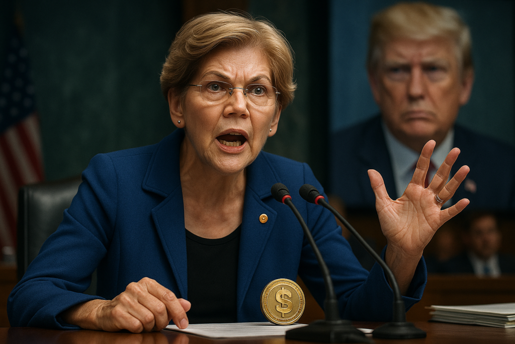 Sen. Warren Criticizes Stablecoin Law, Urges Treasury to Address Trump-Linked Conflicts and Financial Risks