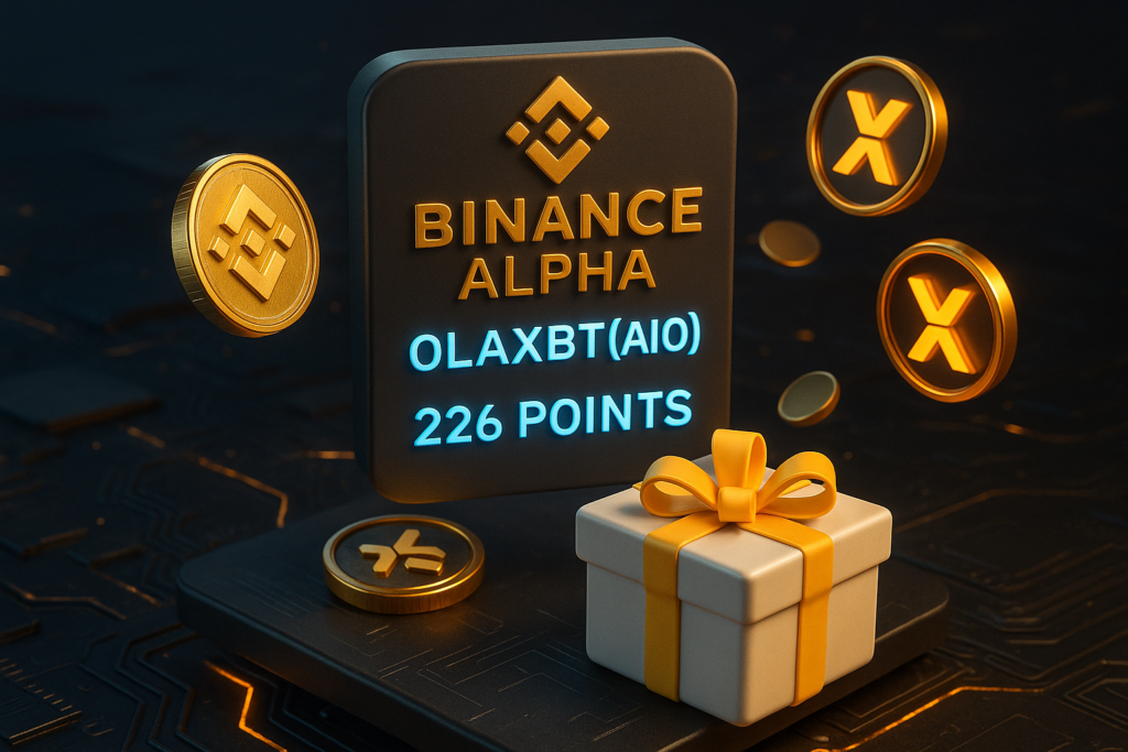 Binance Alpha Launches Second Wave of OLAXBT (AIO) Airdrop With 226-Point Entry Threshold