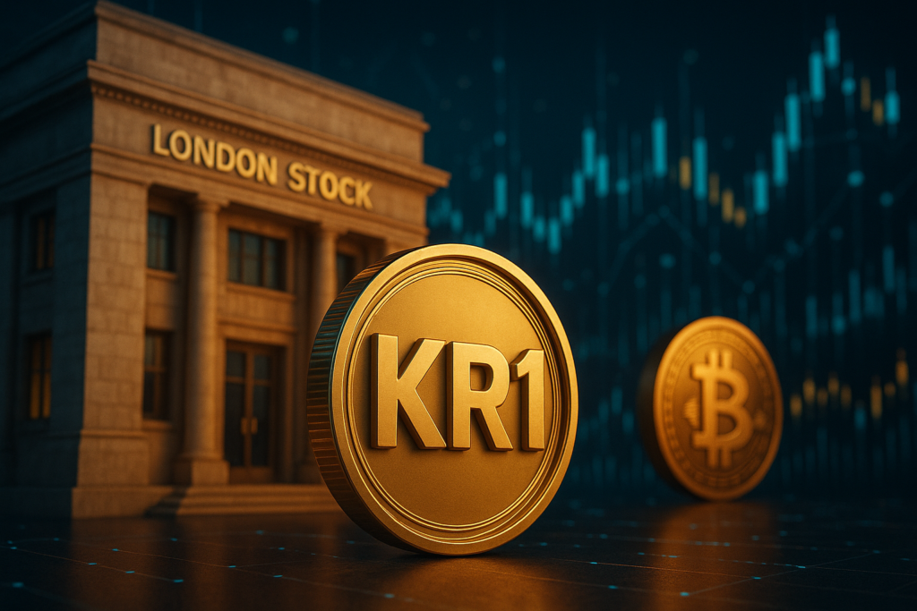 KR1 Plans London Stock Exchange Debut as UK Opens Doors to Crypto Firms
