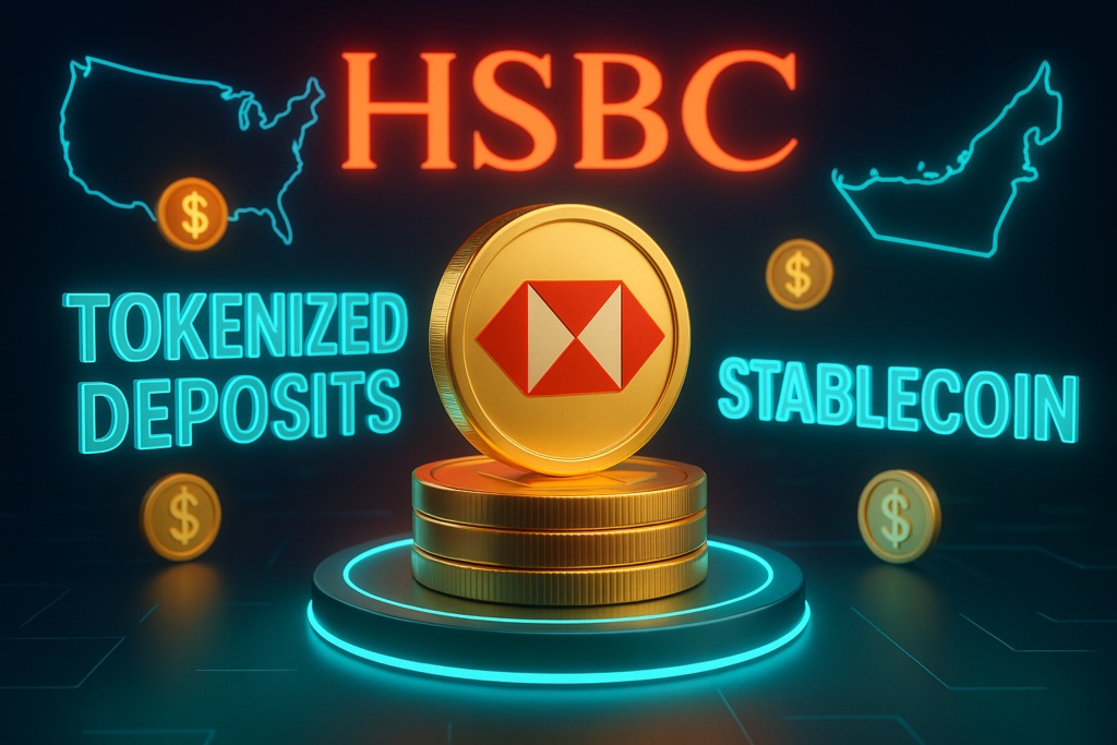 HSBC Expands Tokenized Deposits to US and UAE Amid Global Stablecoin Race
